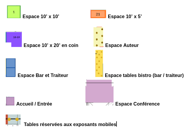plan de l'expo